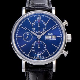 아이더블유씨 남성용 포르토피노 IW391019 오토매틱 무브먼트 42미리 블루 다이얼 IWC71019 Ⅳ