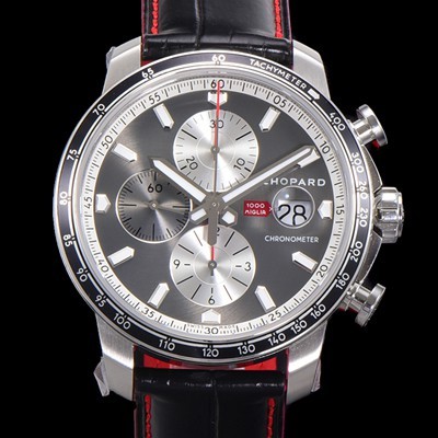 쇼파드 남성용 밀러 밀가리아 Ref.168571 오토매틱 크로노그래프 아시안 7750-2타입 44mm 가죽줄 그레이다이얼  cho3192 Ⅳ