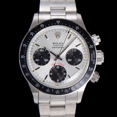 로렉스 남성용 1965년 모델 클래식 코스모그래프 데이토나 Ref.6241 수동감기/기계식 37mm 스크류 다운 푸셔 메탈줄 화이트다이얼 rol1193 Ⅳ