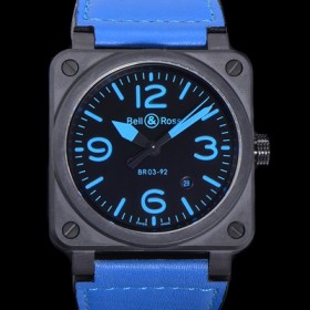 벨앤로즈 남성용시계 BR03 오토매틱 미요타 9015타입 세라믹케이스 42mm 러버줄 블랙다이얼 bel2696 Ⅳ