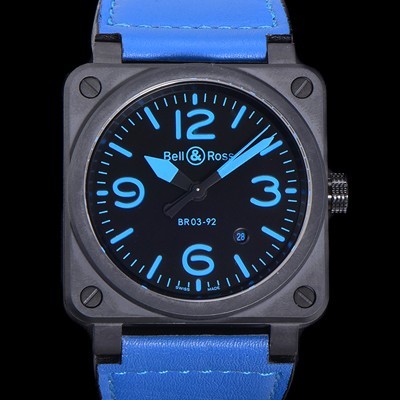 벨앤로즈 남성용시계 BR03 오토매틱 미요타 9015타입 세라믹케이스 42mm 러버줄 블랙다이얼 bel2696 Ⅳ
