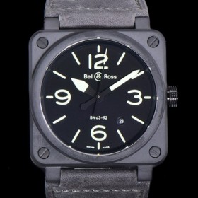 벨앤로즈 남성용시계 BR03 오토매틱 미요타 9015타입 세라믹케이스 42mm 러버줄 블랙다이얼 bel0489 Ⅳ