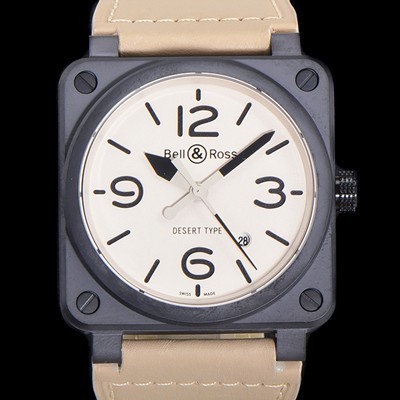 벨앤로즈 남성용시계 BR03 오토매틱 미요타 9015타입 세라믹케이스 42mm 러버줄 화이트다이얼 bel8920 Ⅳ