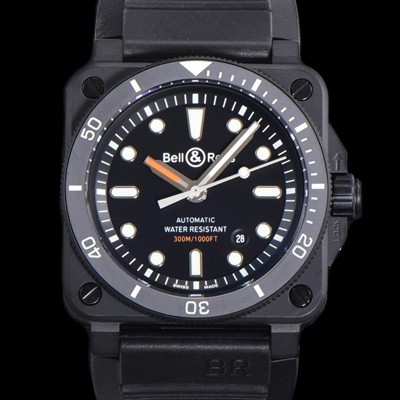 벨엔로즈 남성용 BR03-92 다이버 오토매틱 ETA2836-2 타입 42mm 우레탄줄 블랙다이얼 bel92784 Ⅳ