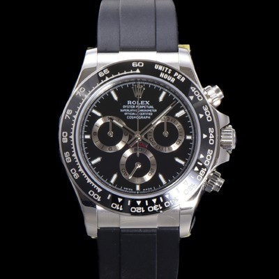 로렉스 남성용 코스모그래프 데이토나 m126500ln-0002 세라믹 베젤 40mm 크로노그래프 7750 오토매틱 무브먼트 블랙 다이얼 rol5324 Ⅳ