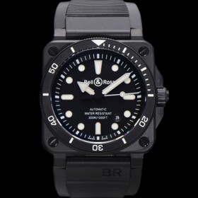 벨엔로즈 남성용 인스트루먼트03 BR03A-D-BL-CESRB 오토매틱 9015타입 42mm 세라믹 우레탄줄 블랙 다이얼 bel4110 Ⅳ