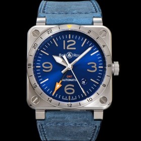 벨엔로즈 남성용 인스트루먼트03 BR0393-BLU-STSCA 오토매틱 2836타입 42mm 우레탄줄 블루 다이얼 bel4117 Ⅳ