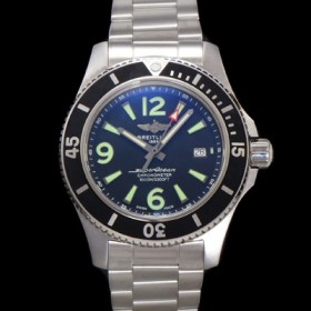 브라이틀링 남성용 슈퍼오션 A17367D71B1S1 오토매틱 2824타입 44mm 메탈줄 블랙 다이얼 bre6047 Ⅳ