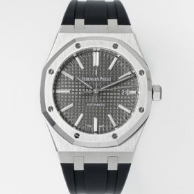 오데마피게 남성용 15400ST.OO.1220ST.04 로얄오크 41mm 오토매틱 Cal.3120무브먼트 그레이 와플 다이얼 aud6531 Ⅳ