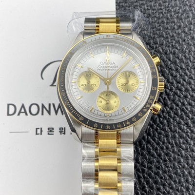 오메가 남성용 스피드마스터 프로페셔널 310.20.42.50.02.001 문워치 42mm 18K 옐우골드 수동형 Cal.3861타입 실버 다이얼 omg0262 Ⅳ