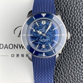 브라이틀링 남성용 슈퍼오션 해리티지 42mm 세라믹 베젤 오토매틱 B31타입 블루 다이얼 bre6076 Ⅳ
